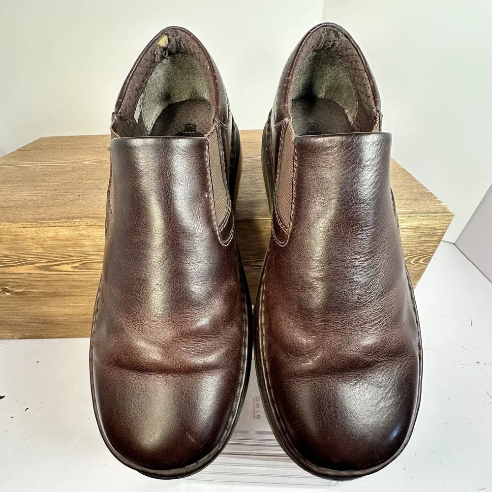 Dr Martens Orson Slip On Loafers Mens SZ 10 Leather Comfort Casual Lug Sole Boot